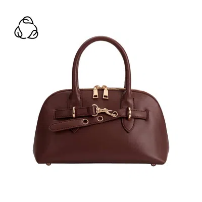 Melie Bianco Women's Rue Handle Bag In Burgundy In Red