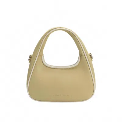 Melie Bianco Women's Sarita Recycled Vegan Top Leather Handle Bag In Yellow