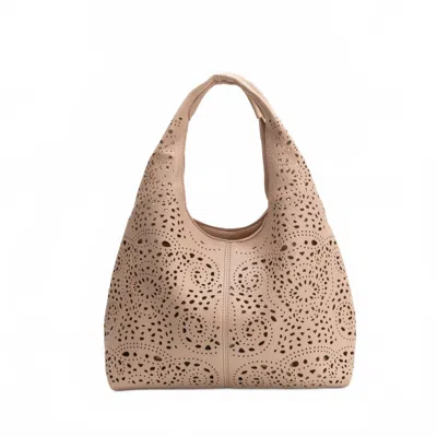 Melie Bianco Women's Small Recycled Vegan Leather Tote Bag In Farrow Nude In Neutral