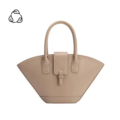 Melie Bianco Women's Violet Recycled Vegan Crossbody Bag In Nude In Brown