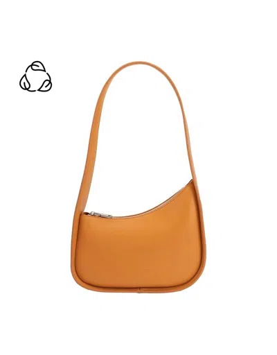 Melie Bianco Women's Willow Recycled Vegan Shoulder Bag In Orange