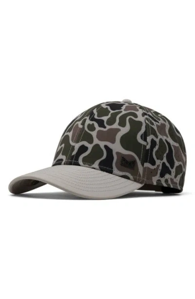 Melin A-game Icon Hydro Camo Performance Snapback Hat In Gray