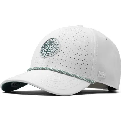Melin A-game Links Hydro Snapback Baseball Cap In White/green