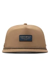 Melin Coronado Brick Hydro Performance Snapback Hat In Brown