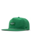 Melin Coronado Brick Hydro Performance Snapback Hat In Green