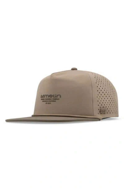 Melin Coronado Hydrolite Performance Snapback Hat In Brown