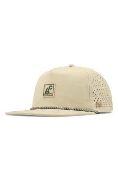 Melin Coronado Packable Hydro Snapback Ball Cap In Neutral