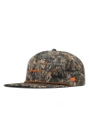 Melin Coronado Tree Hydro Performance Snapback Hat In Edge