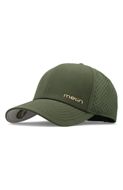 Melin Hydro Compass Snapback Cap In Green