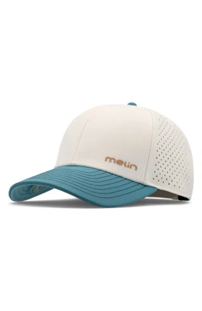 Melin Hydro Compass Snapback Cap In White