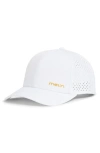 Melin Hydro Compass Snapback Cap In White