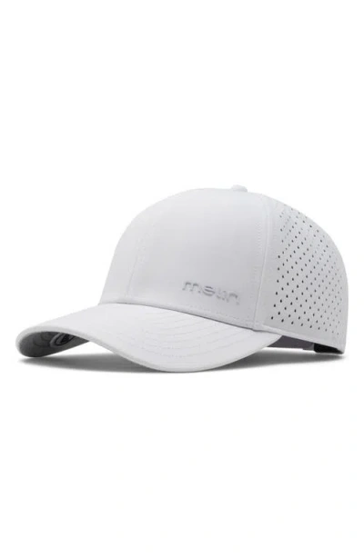 Melin Hydro Compass Snapback Cap In White
