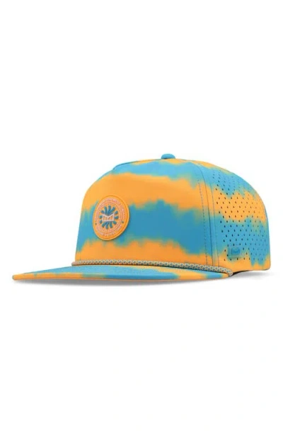 Melin Hydro Coronado Neon Tie Dye Hat In Blue