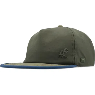 Melin Hydro Eagle Packable Baseball Cap In Green