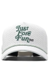 Melin Odyssey Links Hydro Performance Snapback Hat In White & Green