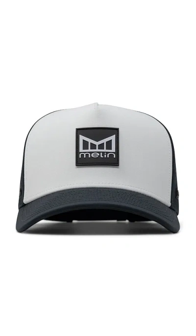 Melin Hydro Odyssey Stacked Cap In Black & White