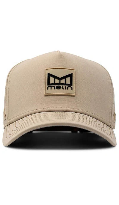 Melin Hydro Odyssey Stacked Hat In Khaki