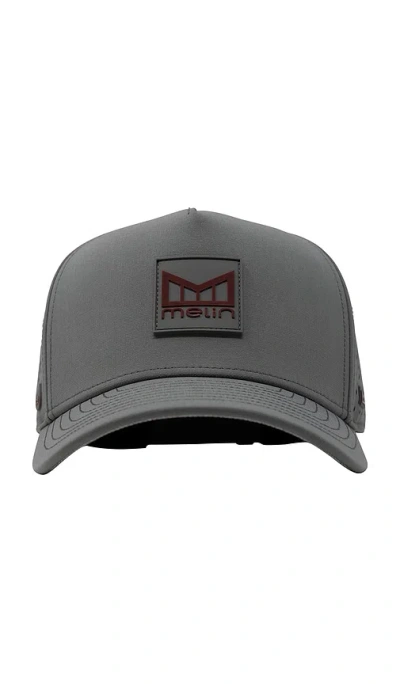 Melin Hydro Odyssey Stacked Hat In Pewter