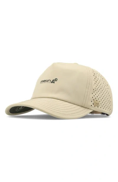 Melin Odessa Packable Hydro Snapback Ball Cap In Neutral