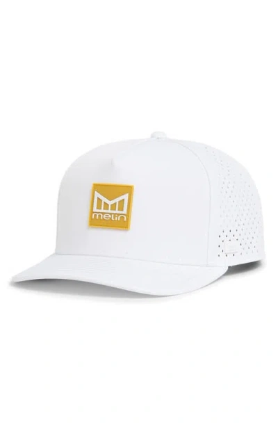 Melin Odysea Hydro Performance Ball Cap In White