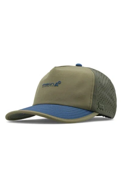 Melin Odysea Packable Hydro Ball Cap In Green