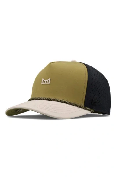 Melin Odysea Rope Bulls Icon Hydro Performance Snapback Hat In Green