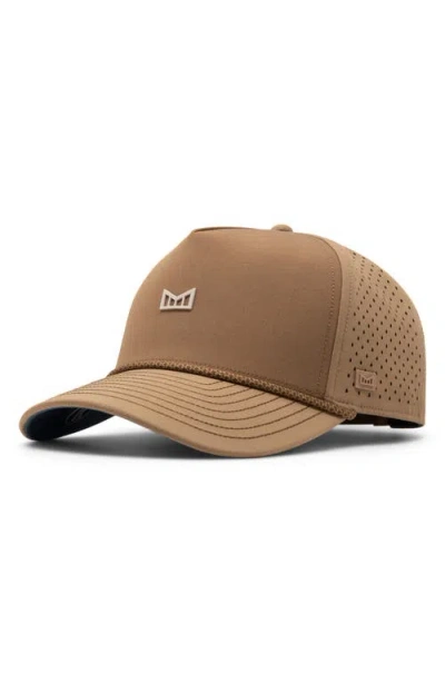 Melin Odysea Rope Bulls Icon Hydro Performance Snapback Hat In Brown