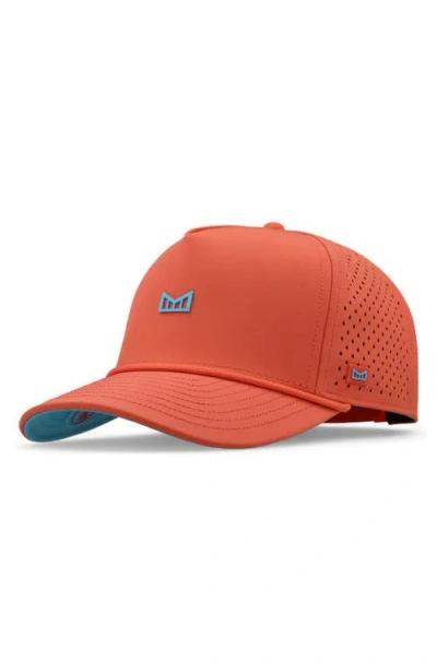 Melin Odysea Rope Bulls Icon Hydro Performance Snapback Hat In Orange