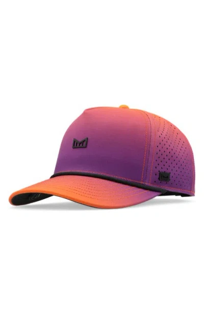 Melin Odysea Rope Sunset Wavez Hydro Snapback Ball Cap In Orange