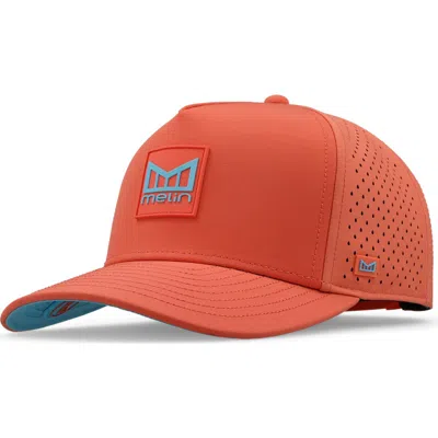 Melin Odysea Stacked Hydro Performance Snapback Hat In Red