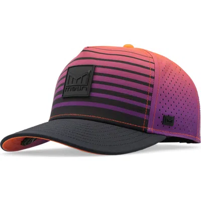 Melin Odysea Sunset Wavez Hydro Snapback Ball Cap In Orange