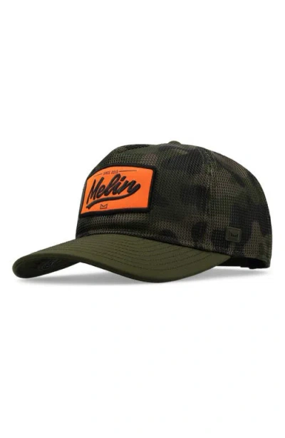 Melin Odyssey Mac Retro Hydro Unstructured Micromesh Snapback Hat In Green