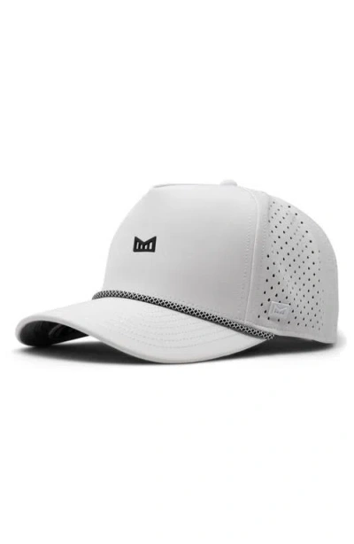 Melin Odyssey Rope Bulls Icon Hydro Performance Snapback Hat In White