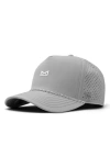Melin Odyssey Rope Bulls Icon Hydro Performance Snapback Hat In Heather Grey