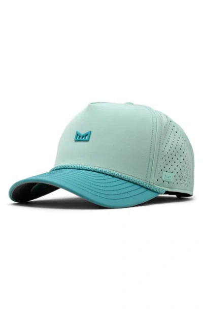 Melin Odyssey Rope Bulls Icon Hydro Performance Snapback Hat In Minty/dark Mint