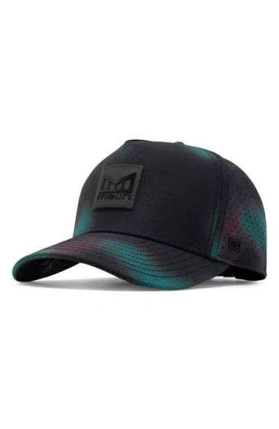Melin Odyssey Stacked Aura Hydro Adjustable Performance Ball Cap In Blue