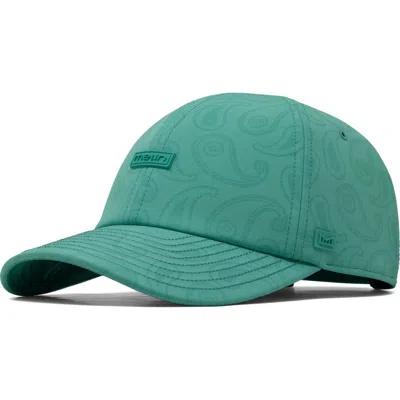 Melin The Legend Links Hydro Adjustable Baseball Cap In Neo Aqua