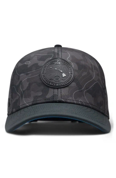 Melin The Shore Hydro Performance Snapback Hat In Ink Camo
