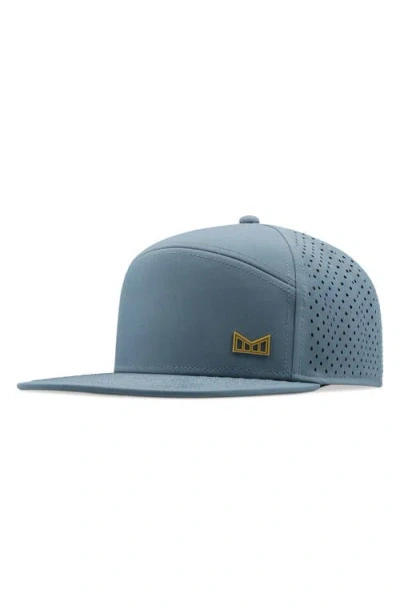 Melin Trenches Gum Hydro Snapback Cap In Blue