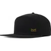 Melin Trenches Icon Hydro Performance Snapback Hat In Black
