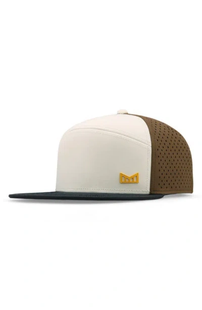 Melin Yellow Jacket Hydro Snapback Ball Cap In Brown
