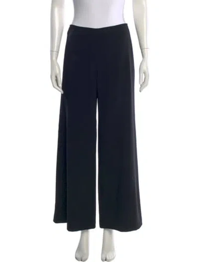 Pre-owned Melinda Eng Wide Leg Pants In Black