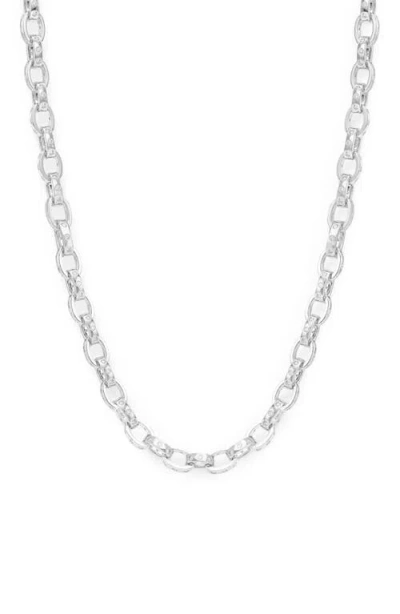 Melinda Maria Ashley Cubic Zirconia Chain Link Necklace In Gray