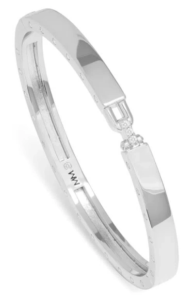Melinda Maria Ashley Lock Cuff In Metallic