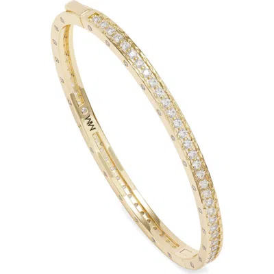 Melinda Maria Ashley Pavé 18k Gold Plate Cubic Zirconia Cuff
