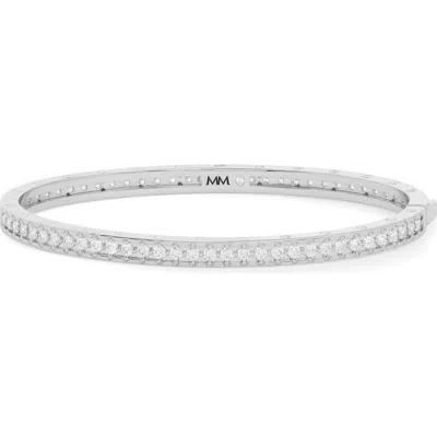 Melinda Maria Ashley Pavé 18k Gold Plate Cubic Zirconia Cuff In Metallic