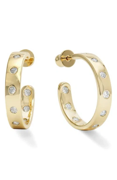 Melinda Maria Ashley Rodeo Hoop Earrings In Gold