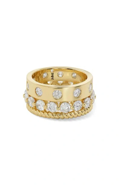 Melinda Maria Ashley Venice Set Of 3 Rings In Gold