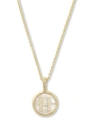 Melinda Maria Baby Love Letters Initial Pendant Necklace In Gold H