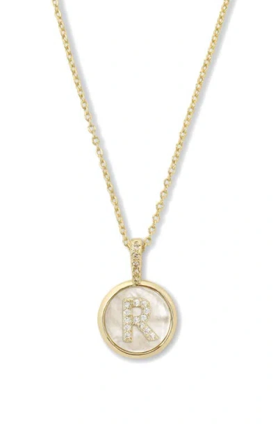 Melinda Maria Baby Love Letters Initial Pendant Necklace In Gold R